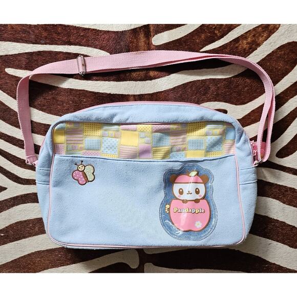 Vintage Y2k 2007 Sanrio Pandapple Messenger Bag - Picture 1 of 9